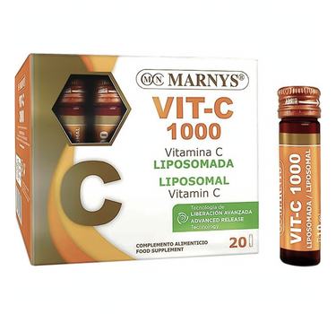 Marnys Vit-C 1000 Mg Liposomal Vials 20'S to promote the immunity