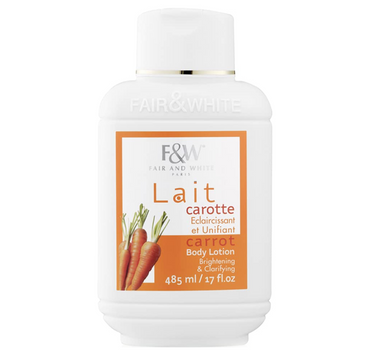Fair & White Carrot Brightening And Clarifying Body Lotion 500 mL
