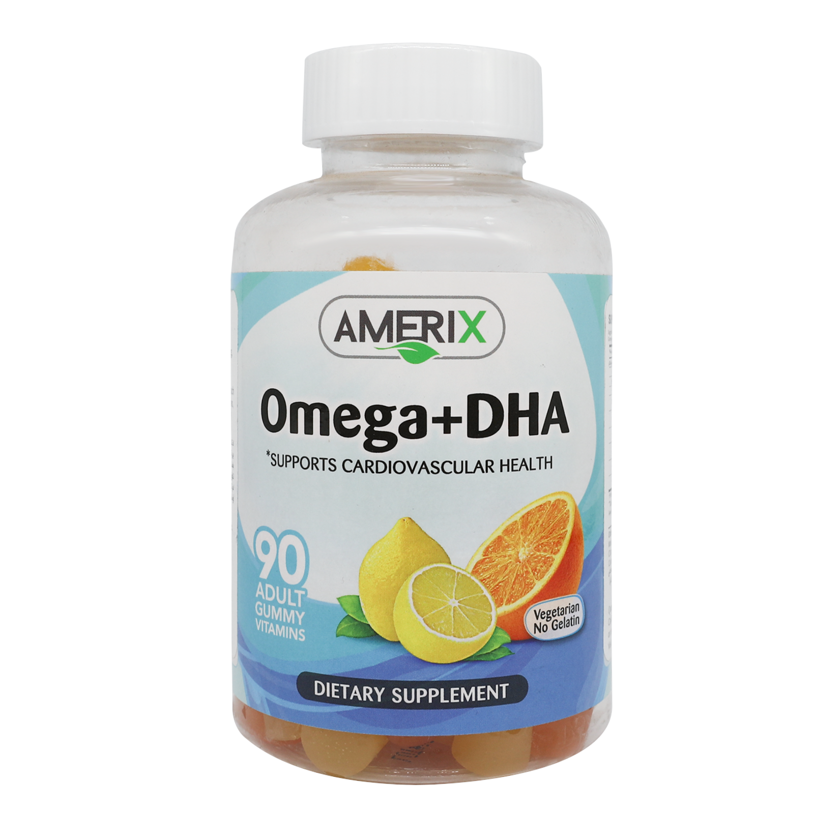 Amerix Omega + DHA Adult Gummies 90'S For heart and brain health ...