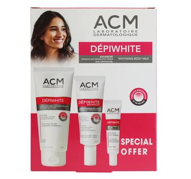 ACM Depiwhite Kit (Body Milk + Eye + Advance)