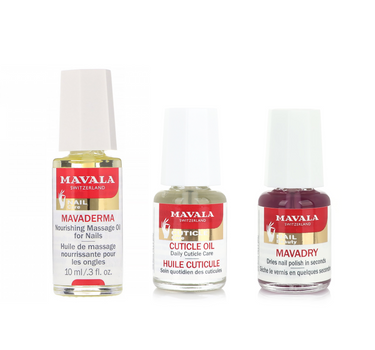 Mavala Secret Of Healthy Nails Kit 3 Items(Mavaderma Kit&Cuticle Oil&Mavadry) Offer