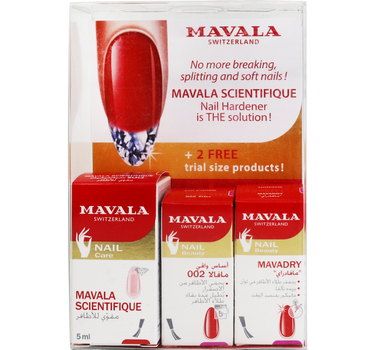 Mavala Nail Kit 3 Items (Scientifique+ & Mavala002 & Mavadry) Offer