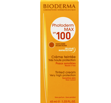 Bioderma Photoderm Max SPF 100 Golden Tinted Cream 40 mL sun block