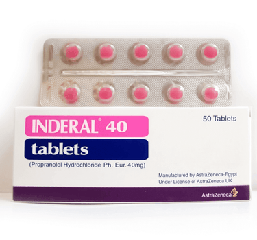 Inderal 40Mg  for high blood pressure