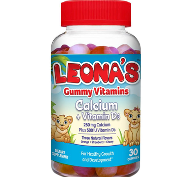 Leona Children Gummy Calcium + D3 30'S For bone health