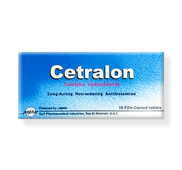 Cetralon 10 Tablets as antiallergic