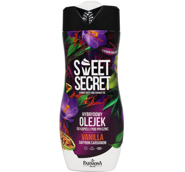 SWEET SECRET Vanilla Hybrid Bath & Shower Oil 300 mL improves skin elasticity