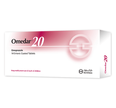 Omedar 20 mg 14 Tablets for heart burn