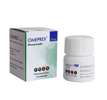 Omeprex 20mg 14 Capsules for heart burn