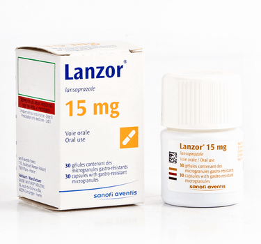 Lanzor 15Mg 30 Capsules for stomach acidity