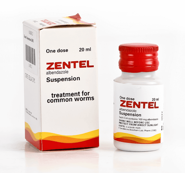 Zentel 20Ml Suspension for parasites