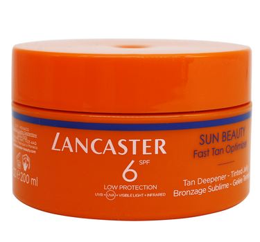 Lancaster SPF 6 Tan Deepener Tinted Jelly (Jar) 200 mL for a natural-looking tan