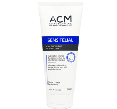 ACM Sensitelial Emollient Care Face & Body 200 mL to moisturize the skin