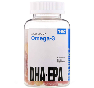 T-RQ Adult Gummy Omega 3 - 60's For healthy brain