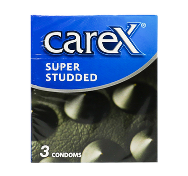 Carex Super Studded Condoms 3'S for maximum protection