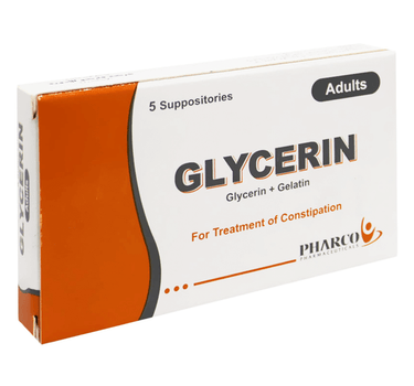 Glycerin suppositories adults 5suppositories for Constipation