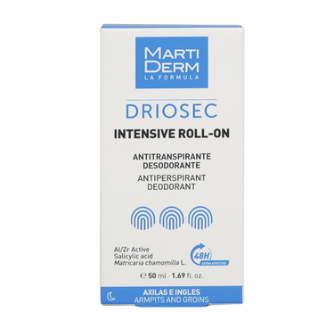 Martiderm Driosec Roll-On 50Ml control sweating