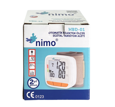 Nimo Wrist Type Automatic Digital Blood Pressure HBD-01 for personal care