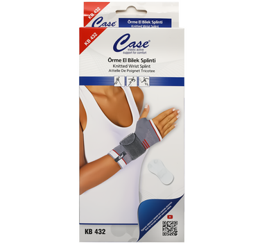 Case Knitted Wrist Splint KB 432 Right Large