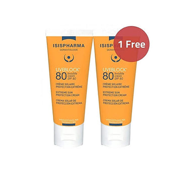 Isis Uveblock SPF 80 Invisible Cream Offer 1+1