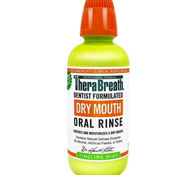 The Breath Co Dry Mouth Oral Rinse Tingling Mint 500ml