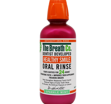 The Breath Co Healthy Smile Oral Rinse Sparkle Mint 500ml