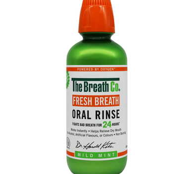 The Breath Co Fresh Breath Oral Rinse Mild Mint 500ml