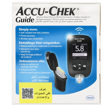Accu Chek Guide mmol/L Device + 50 Test Strips