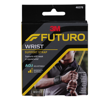 Futuro Wrist Support Strap Adjustable Black 46378