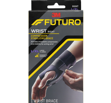 Futuro Wrist Right Compression Stabilizing Brace L/XL 48402