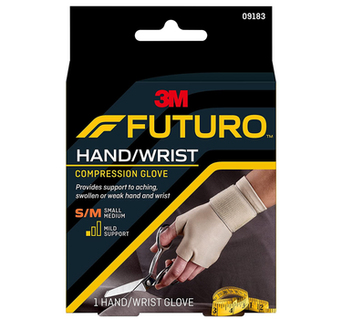 Futuro Hand Wrist Compression Glove S/M 09183