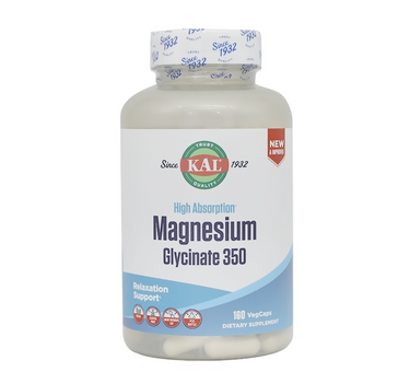 Kal Magnesium Glycinate 350 mg 160 Veg Caps