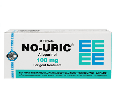 No-Uric 100 mg Tabs 50'S for gout
