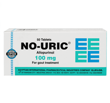 No-Uric 100 mg Tabs 50'S for gout