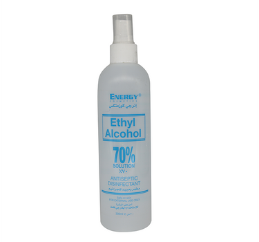 Energy Cosmetics Ethyl Alcohol 70% Spray 300 ml