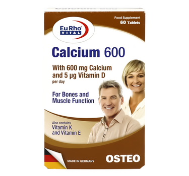EuRho Vital Calcium 600 mg Tabs 60'S