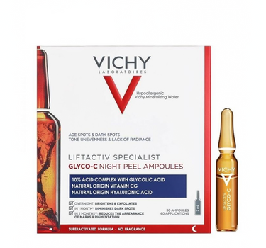 Vichy Liftactiv Glyco C Amp 30*2 mL to get rid of pigmentation