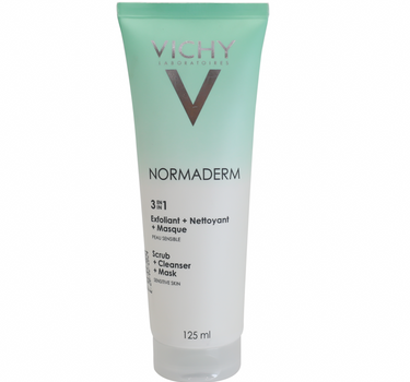 Vichy Normaderm 3in1 Cleanser 125 mL 81266 to clean the skin