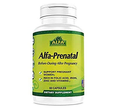 Alfa Vitamins Alfa Prental Tabs 60