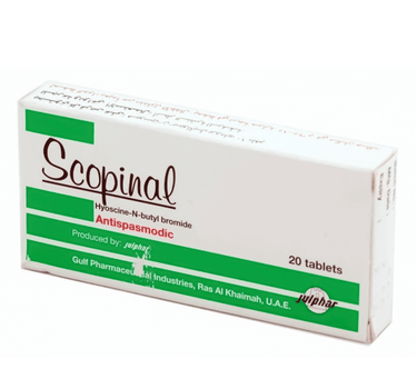 Scopinal 10 mg 20 Tabs Anti Spasmodic