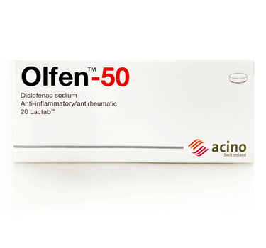 Olfen 50 mg 20 Tabs As Analgesic
