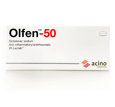 Olfen 50 mg 20 Tabs As Analgesic