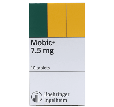 Mobic 7.5 mg 10 Tabs As Analgesic