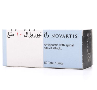 Lioresal 10 mg 50 Tabs Muscle Relaxant