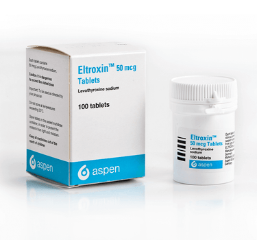 Eltroxin 50 mcg 100 Tabs For Thyroid