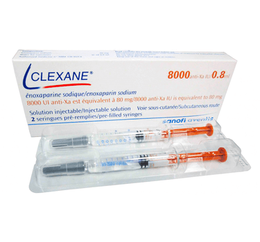Clexane 8000 I.U. Injection 2's