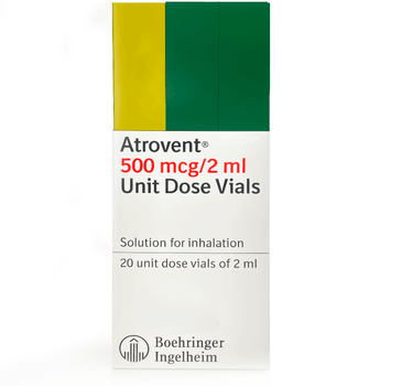 Atrovent 500 mcg/2 ml Solution 20 Vials