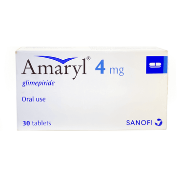 Amaryl 4 mg 30 Tabs For Diabetes