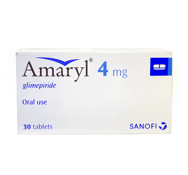 Amaryl 4 mg 30 Tabs For Diabetes
