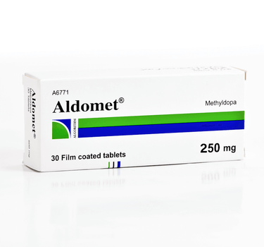 Aldomet 250 mg 30 Tabs For High Blood Pressure